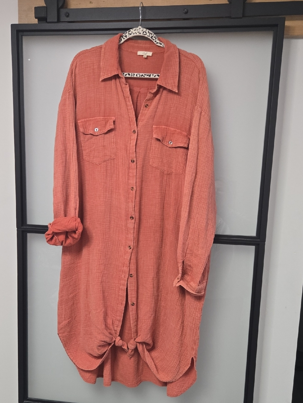 EASEL GAUZY DRESS/DUSTER. 3X